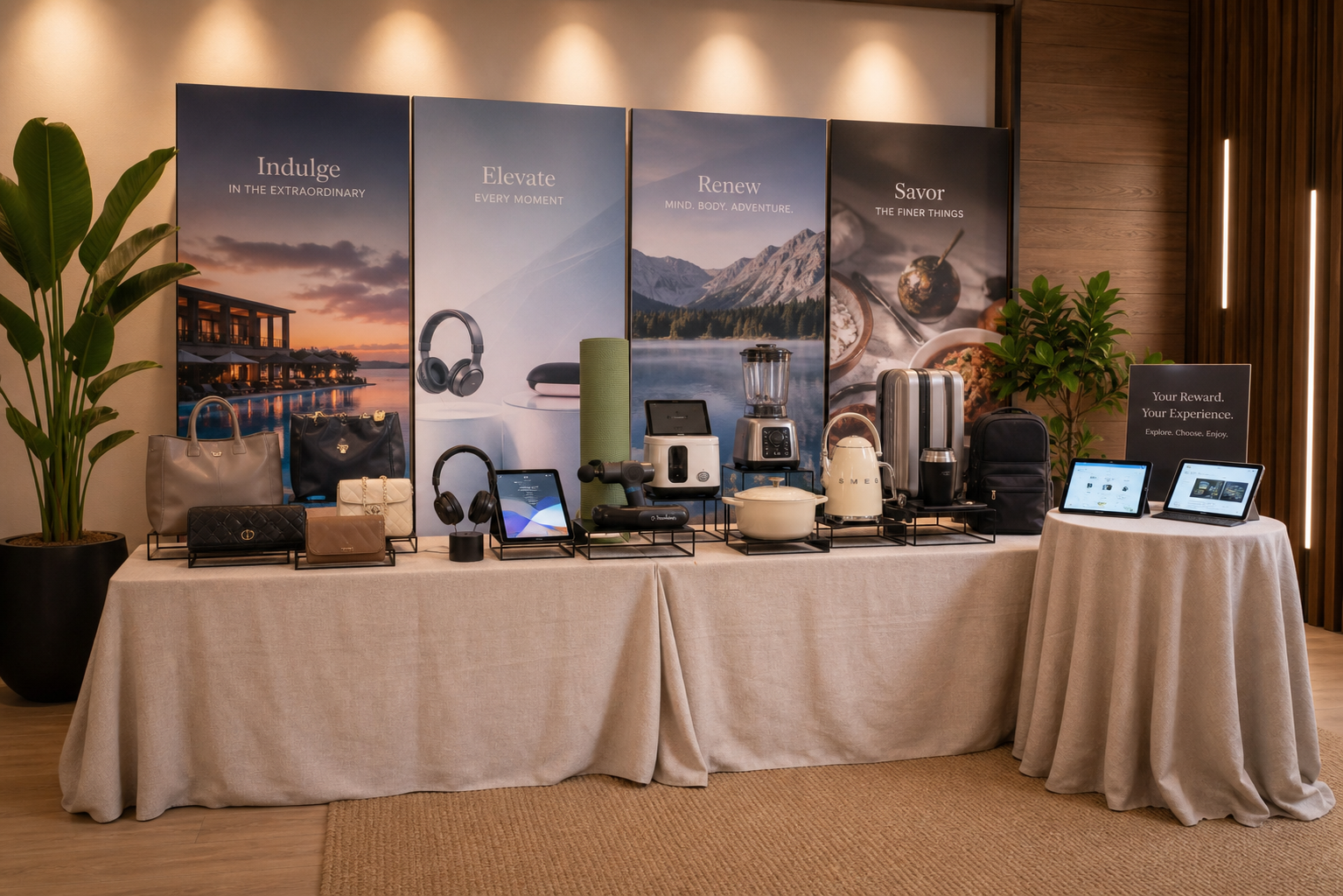 Tiered Incentive Travel Gifting for Top Performers